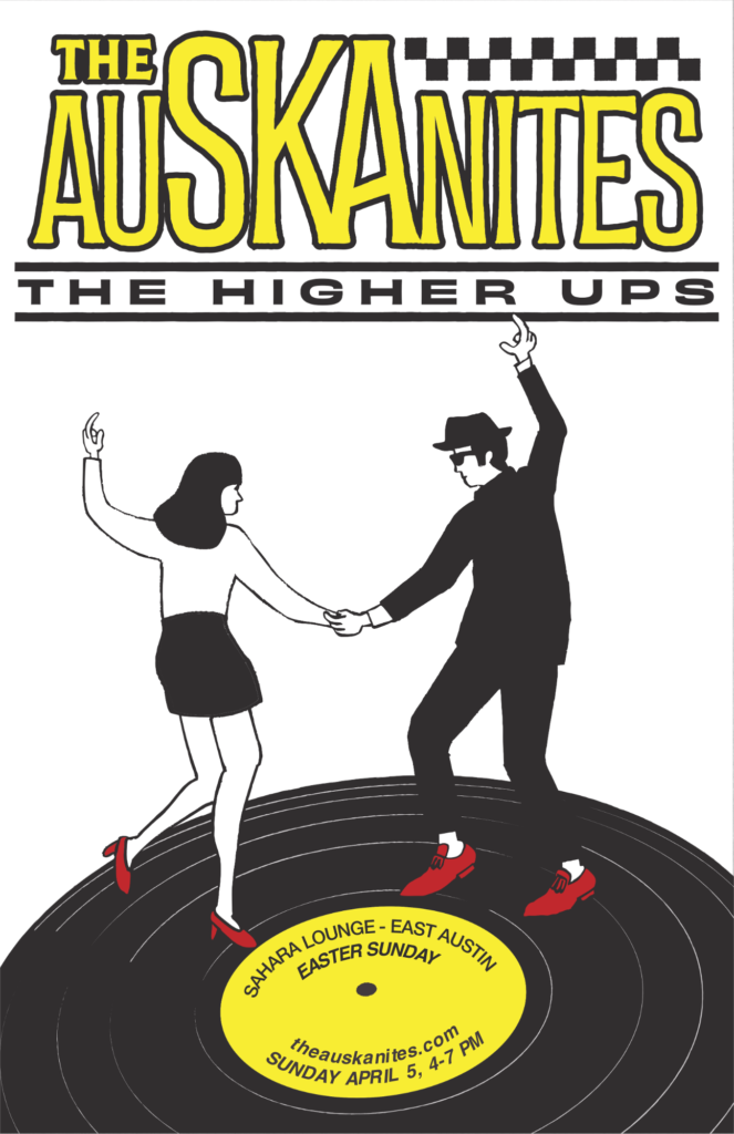 The Auskanites & The Higher Ups, Sunday, April 5, 4-7 PM